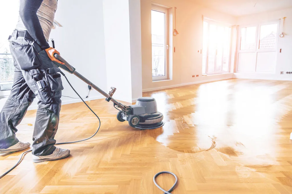 Wood floor services by Shiny Carpet Cleaning